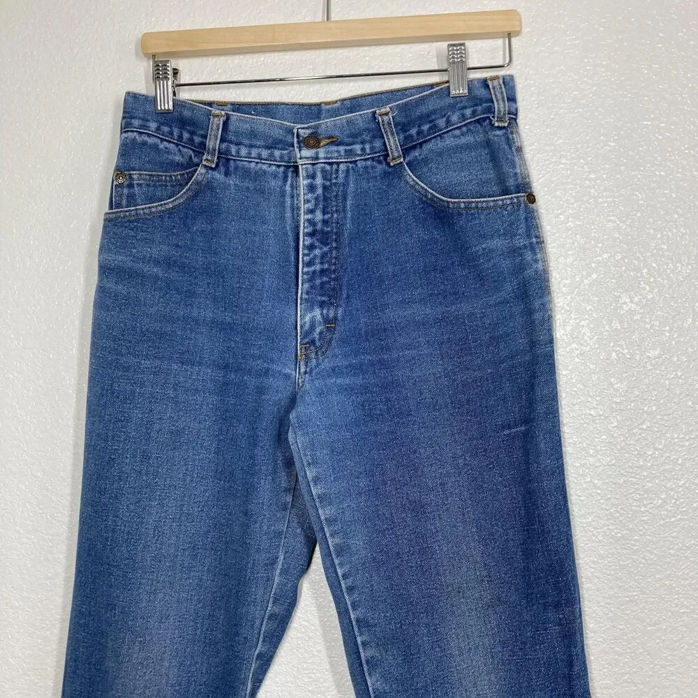 Vintage GAP Jeans Mens 30x30 Blue Denim Straight Leg 100% Cotton Hong Kong 90s